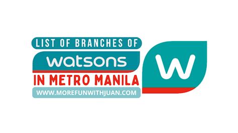 watsons branches contact number|List of Watsons Branches in Metro Manila (with Store Hours & Contact.